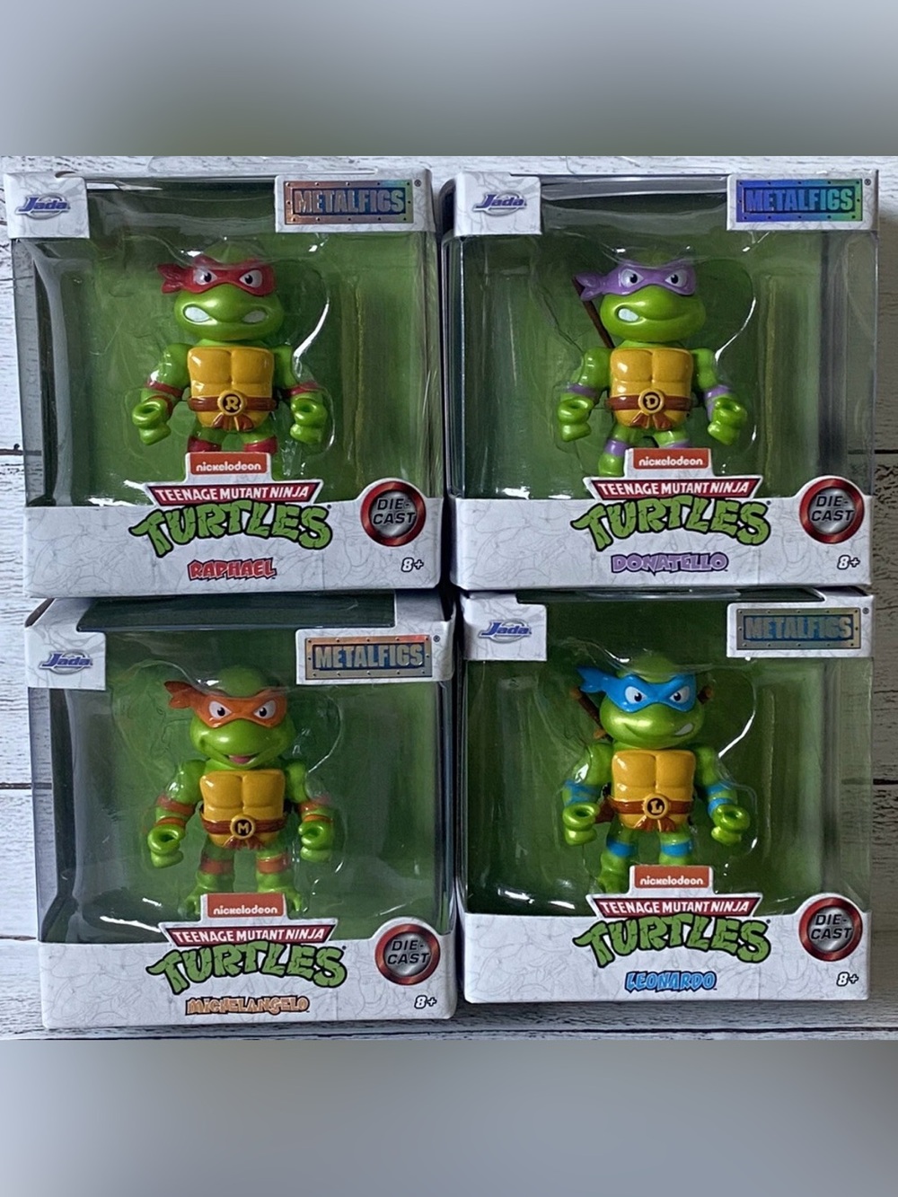 Jada Metal Figs Teenage Mutant Ninja Turtles 2.5inch Complete Set Of 4